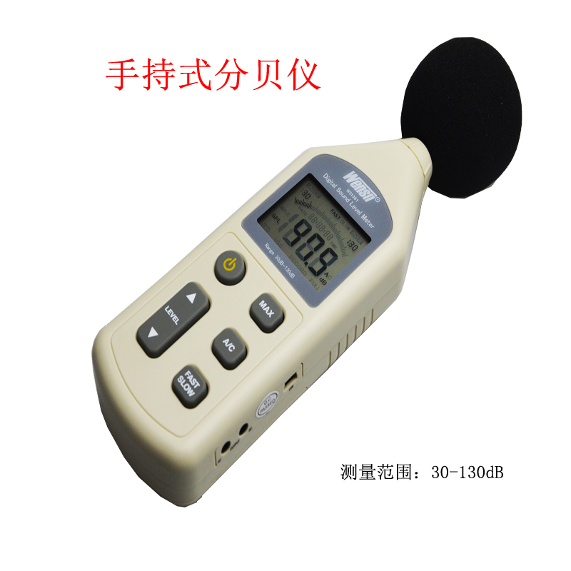 Digital sound level meter with 512M TF card storage WS361C